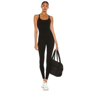 Beyond Yoga Play the Angels Jumpsuit - Black space dye S